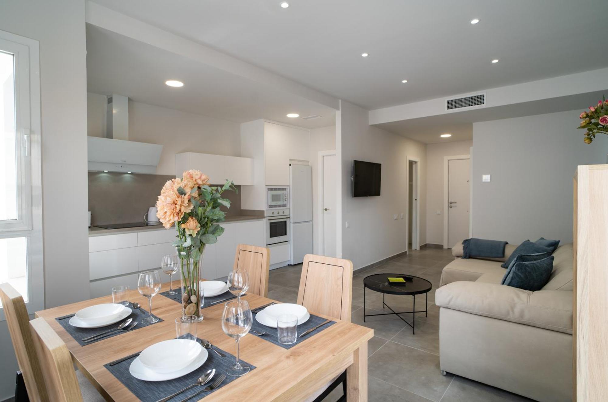 Aac Malaga - Apartamento Con Terraza, Muy Amplio, Totalmente Equipado, Cerca Del Centro Y Nuevo! Ruang foto
